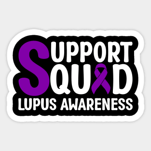 Support Squad Lupus Awareness Sticker